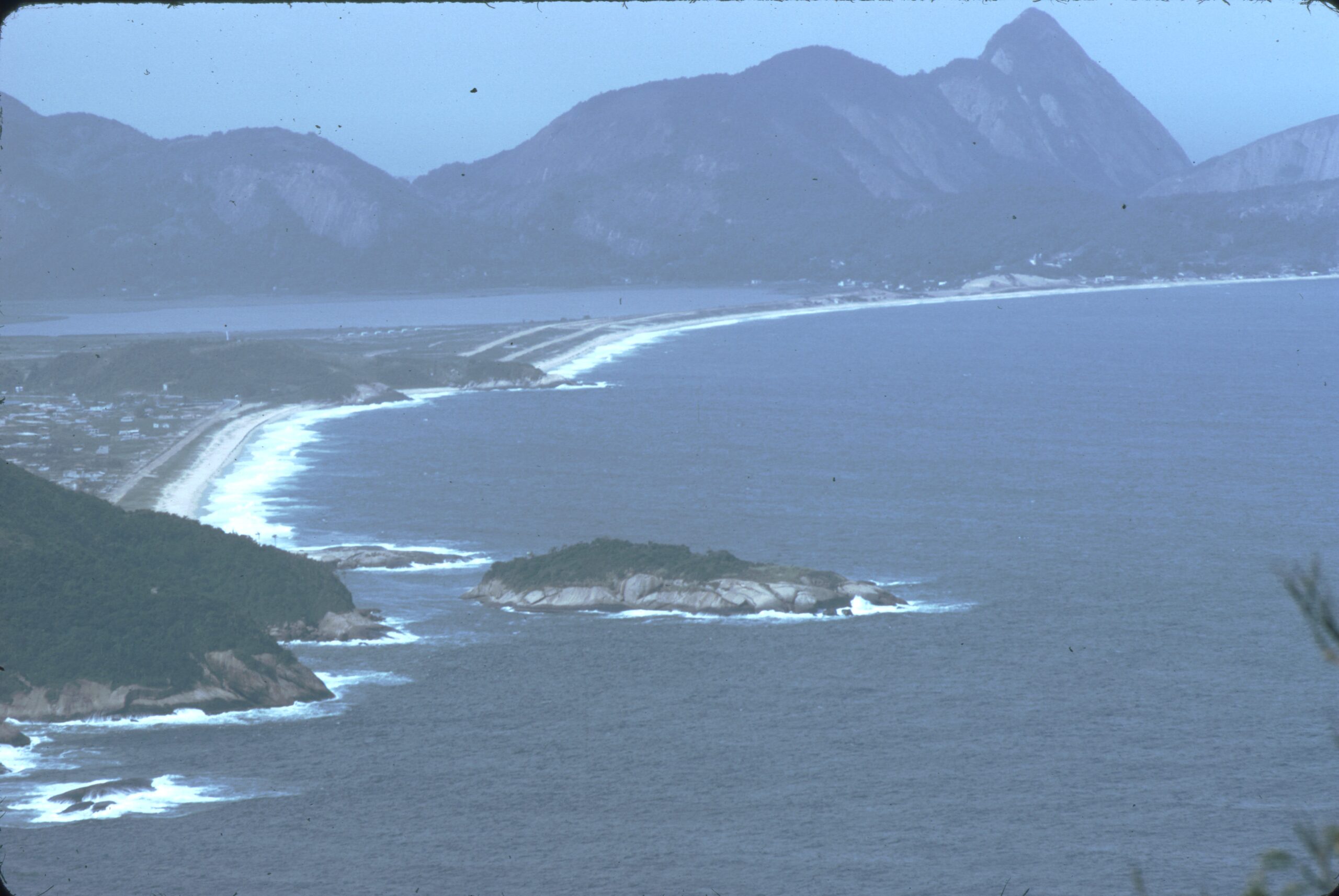 Rio de Janeiro, view from above, Brazil, 1975